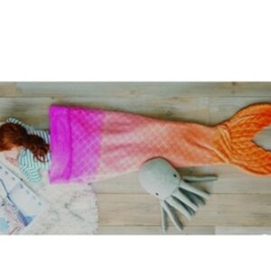 Ombre Mermaid Tail Blanket
